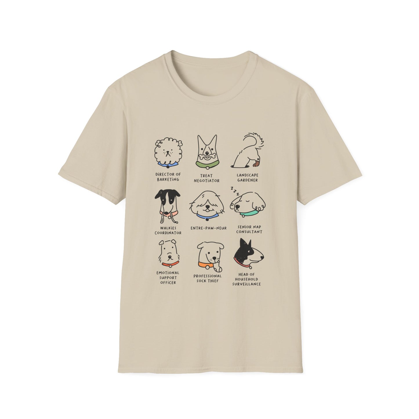 Dog Job Titles Tee