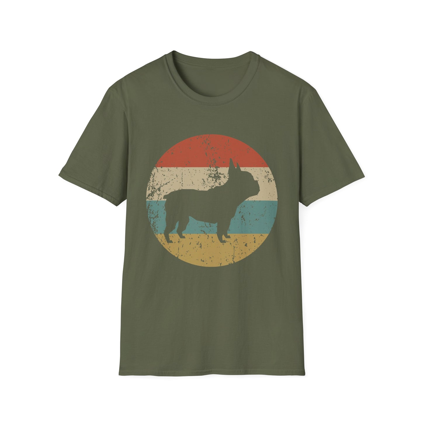 Retro Frenchie Sunset Tee