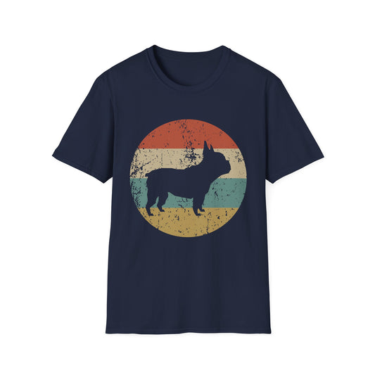 Retro Frenchie Sunset Tee
