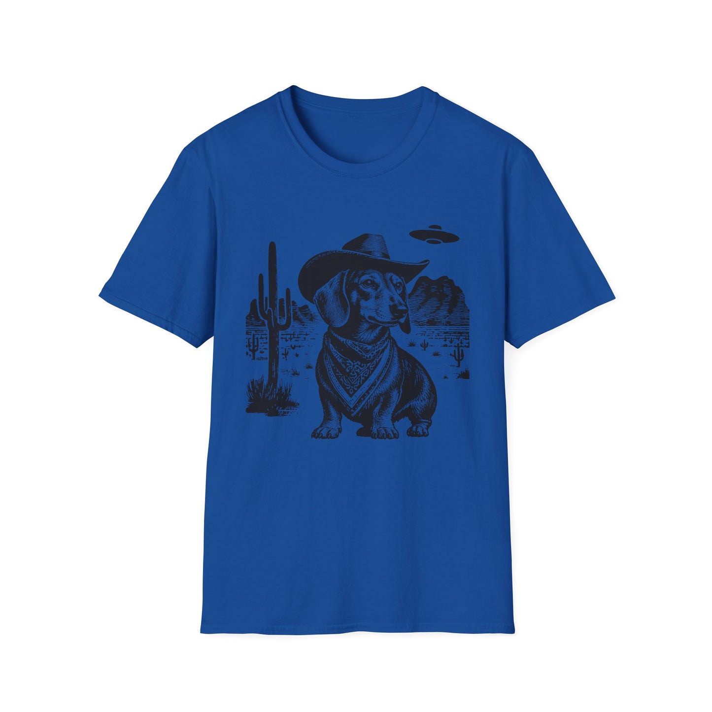 Cosmic Cowboy Dachshund Tee