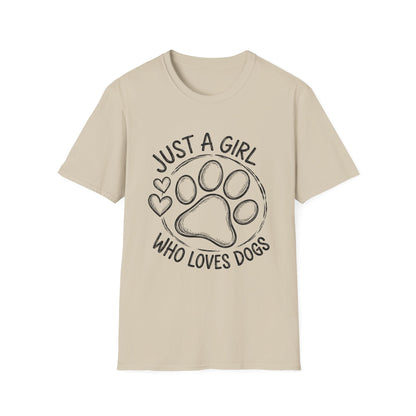 Just a Girl Who Loves Dogs Tee