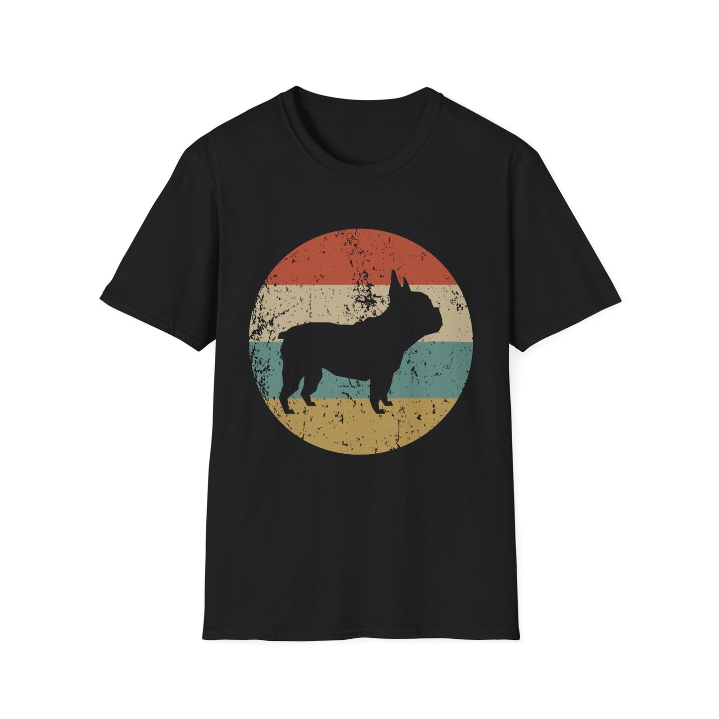 Retro Frenchie Sunset Tee